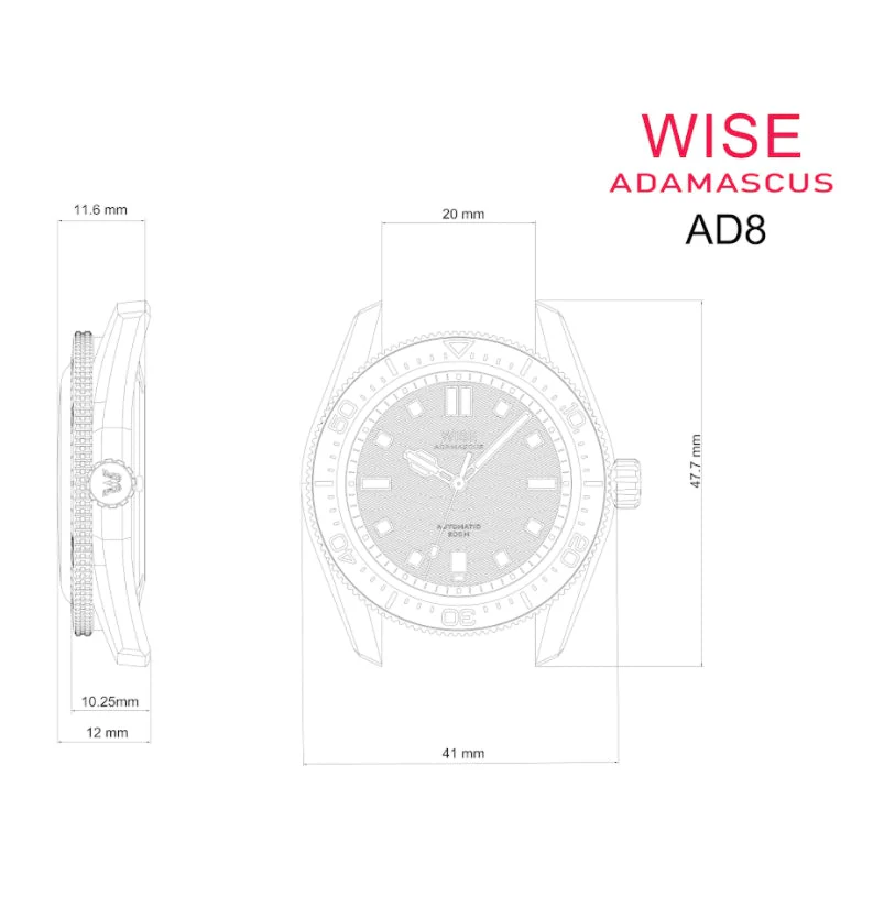 ADAMASCUS AD840A-S Stainless 904L Bracelet Set - Image 6