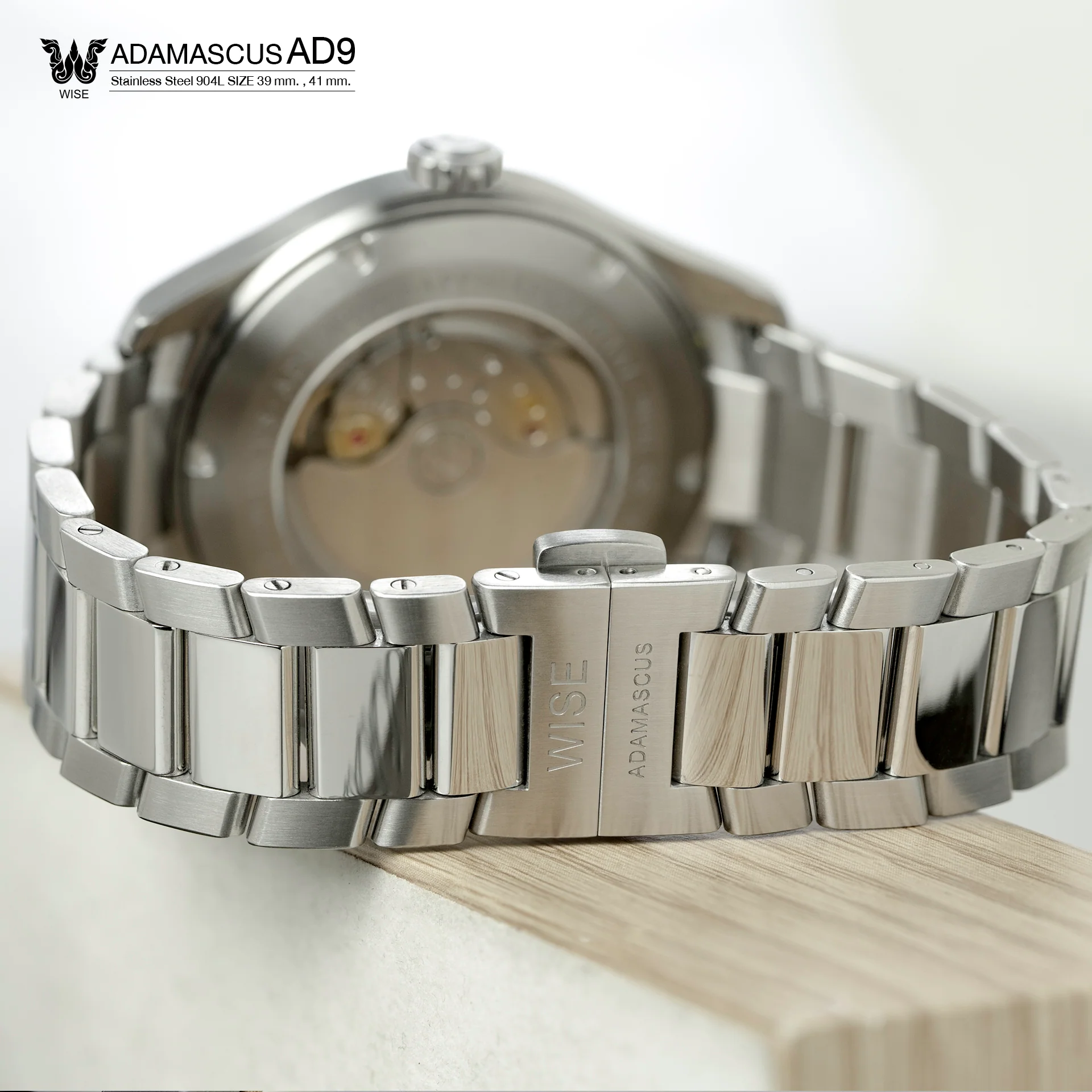 ADAMASCUS AD970 Stainless 904L (39 mm.) - Image 3