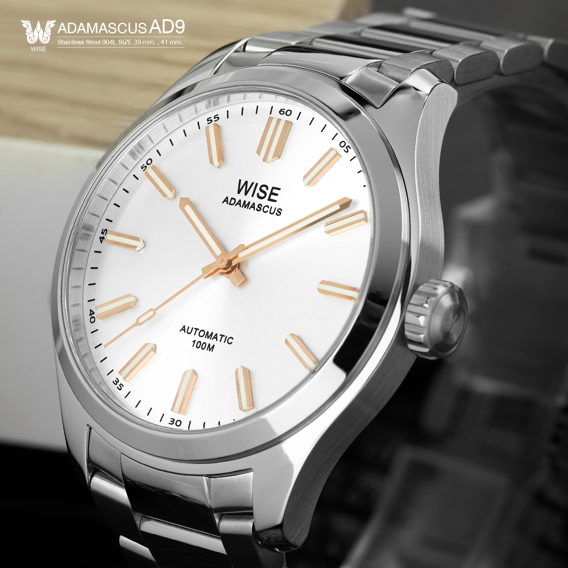 ADAMASCUS AD990 Stainless 904L (39, 41 mm.) - Image 3