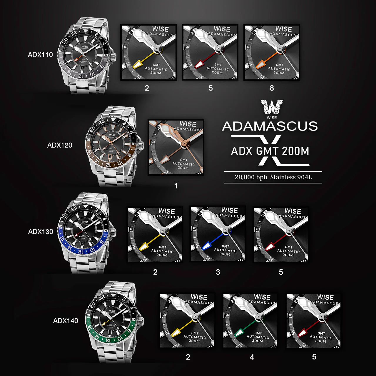 ADAMASCUS ADX140 True GMT - Image 6