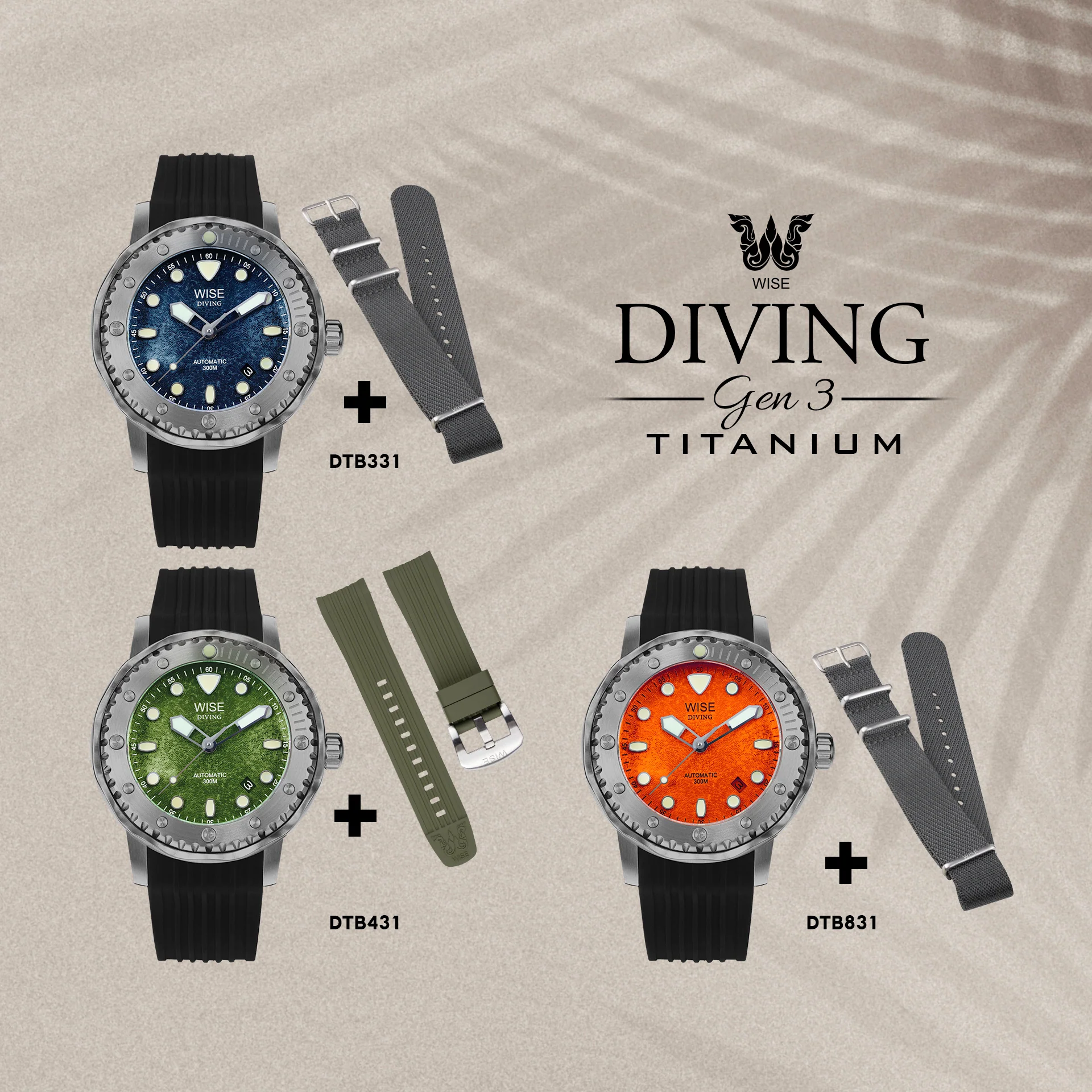 DIVING 300M. Gen 3 Titanium DTB431 - Image 3