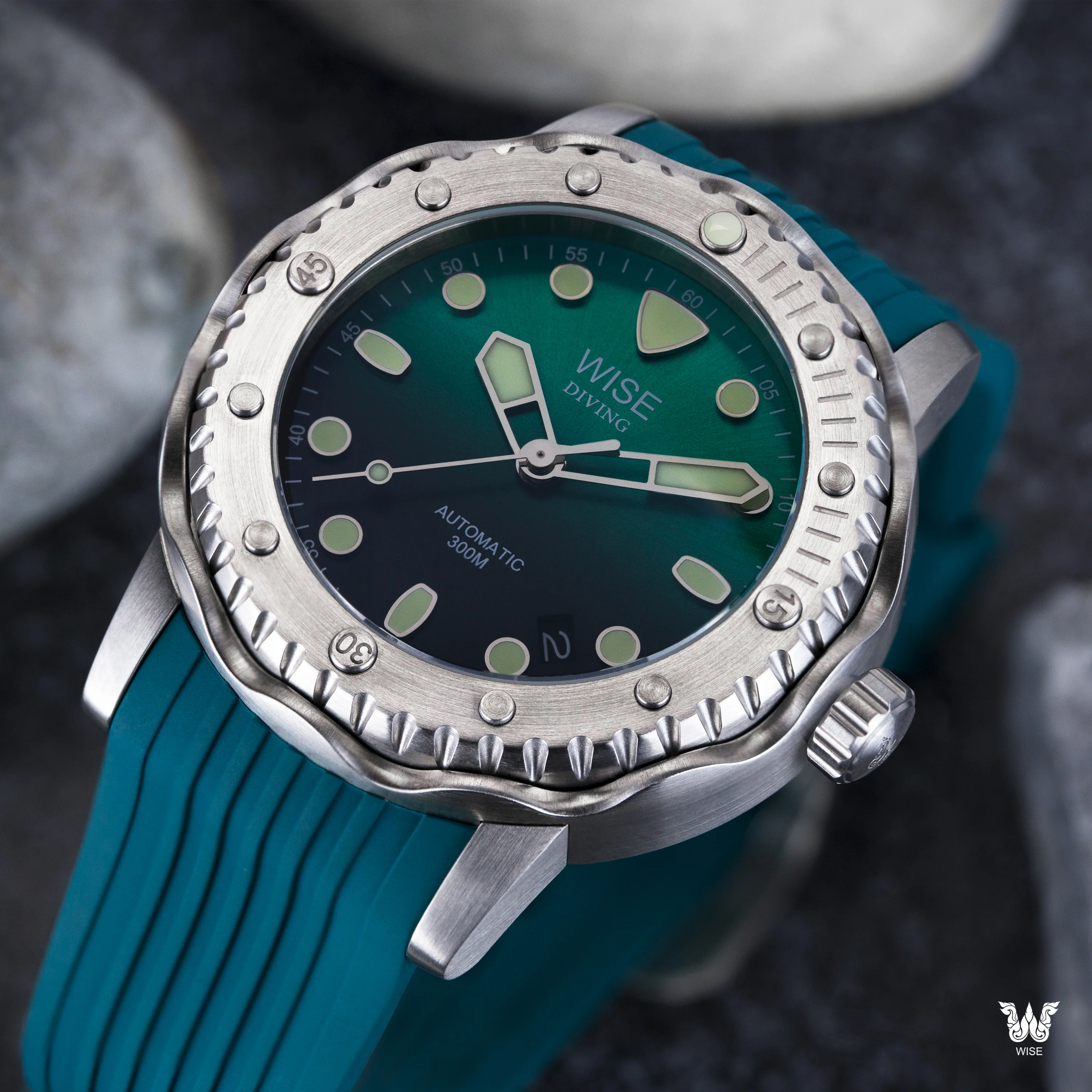 WISE DIVING FKM Rubber Strap 22 mm. - Image 8