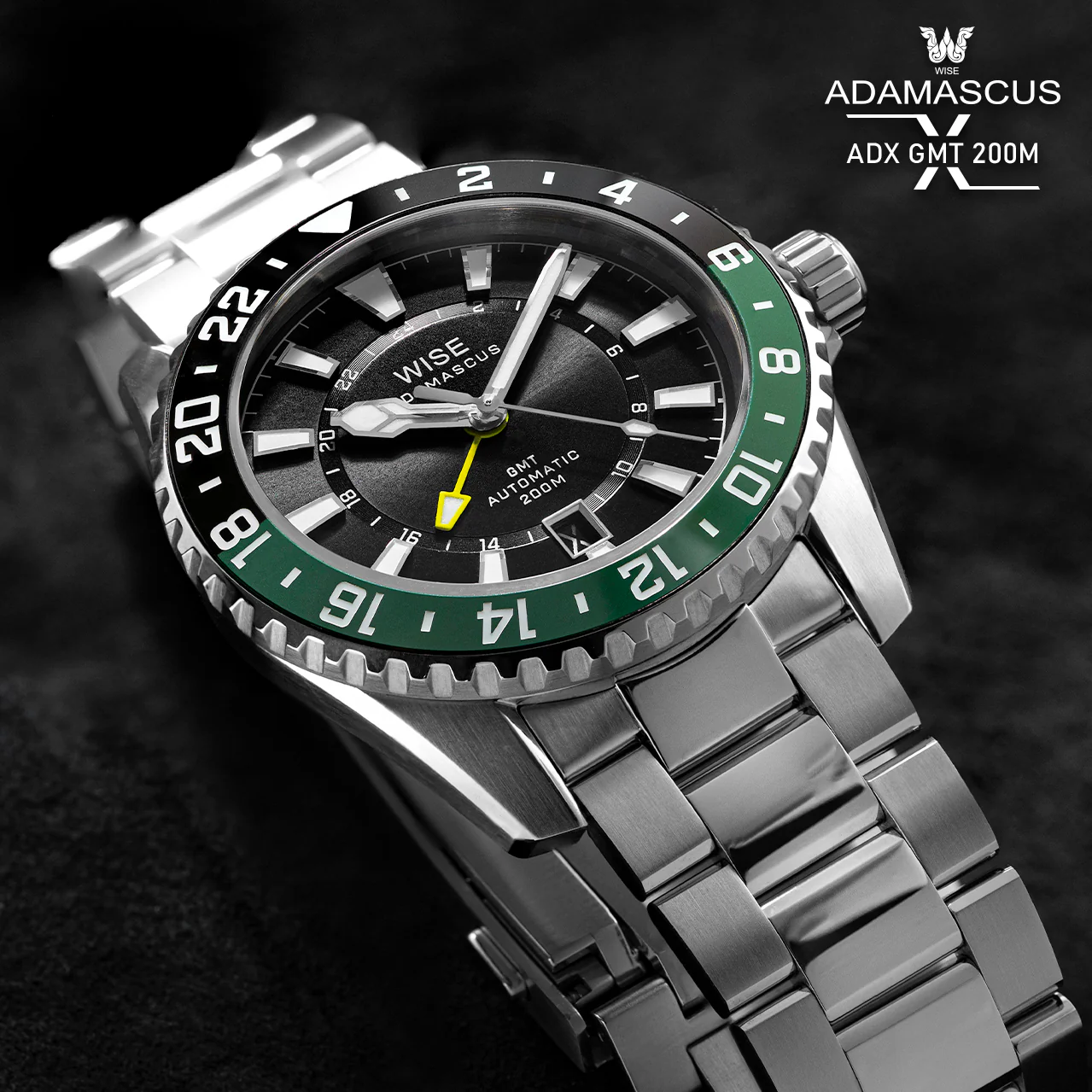 WISE ADX Bracelet Stainless steel 904L 20 mm. - Image 3