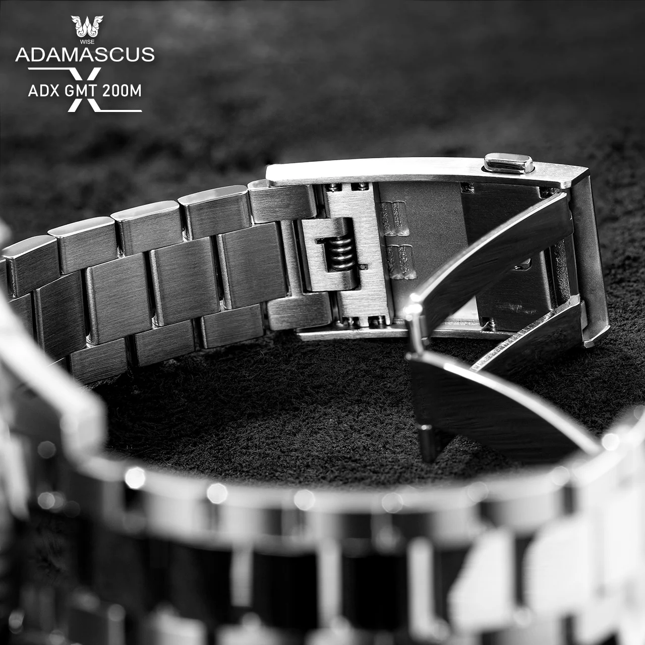 WISE ADX Bracelet Stainless steel 904L 20 mm. - Image 4